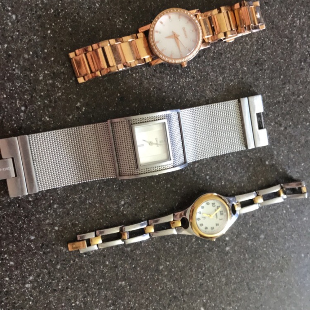 Fossil and dkny watches